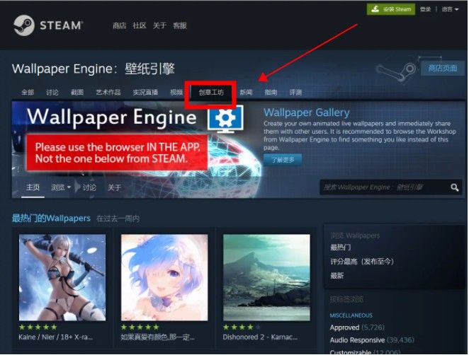 wallpaper engine成人选项怎么调整？wallpaper engine成人选项调整方法图片2